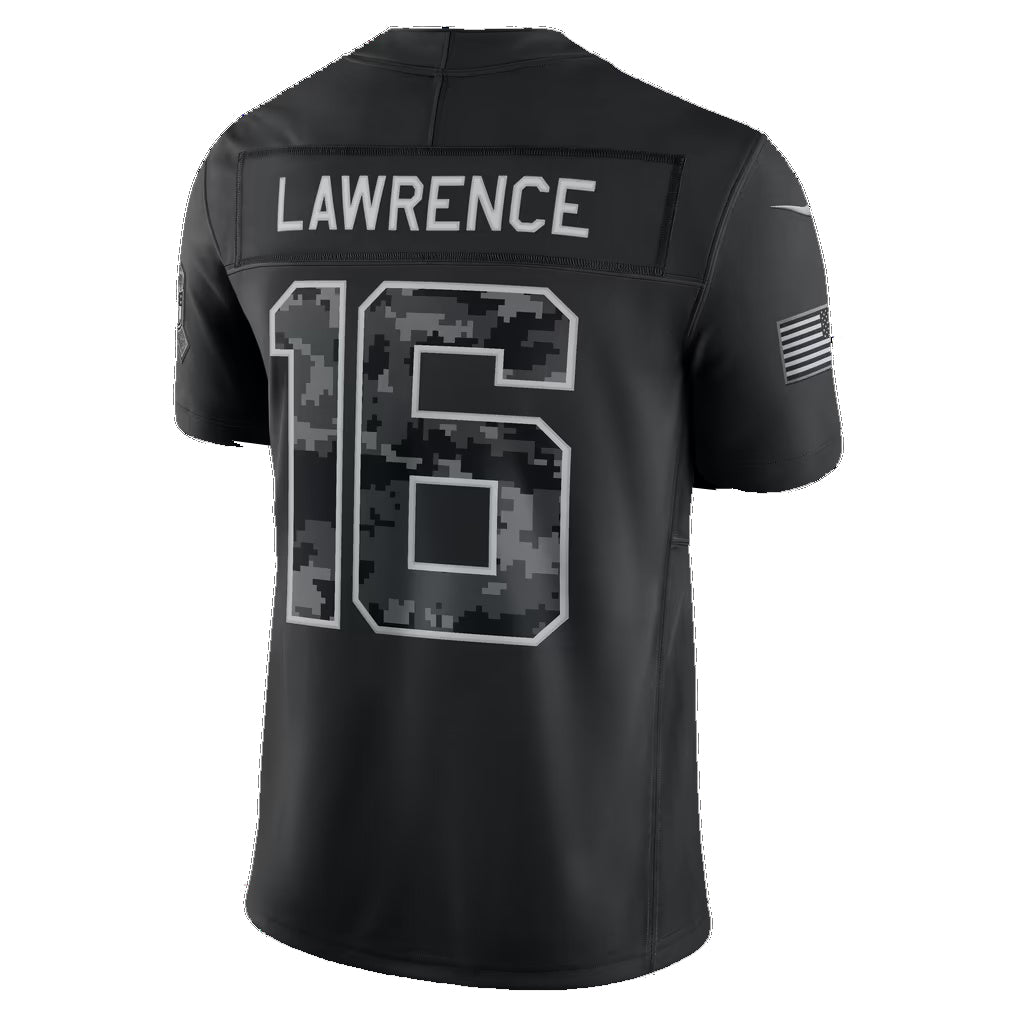 J.Jaguars #16 Trevor Lawrence Black 2026 Salute to Service Stitched Limited Football jersey Fotopoulosg