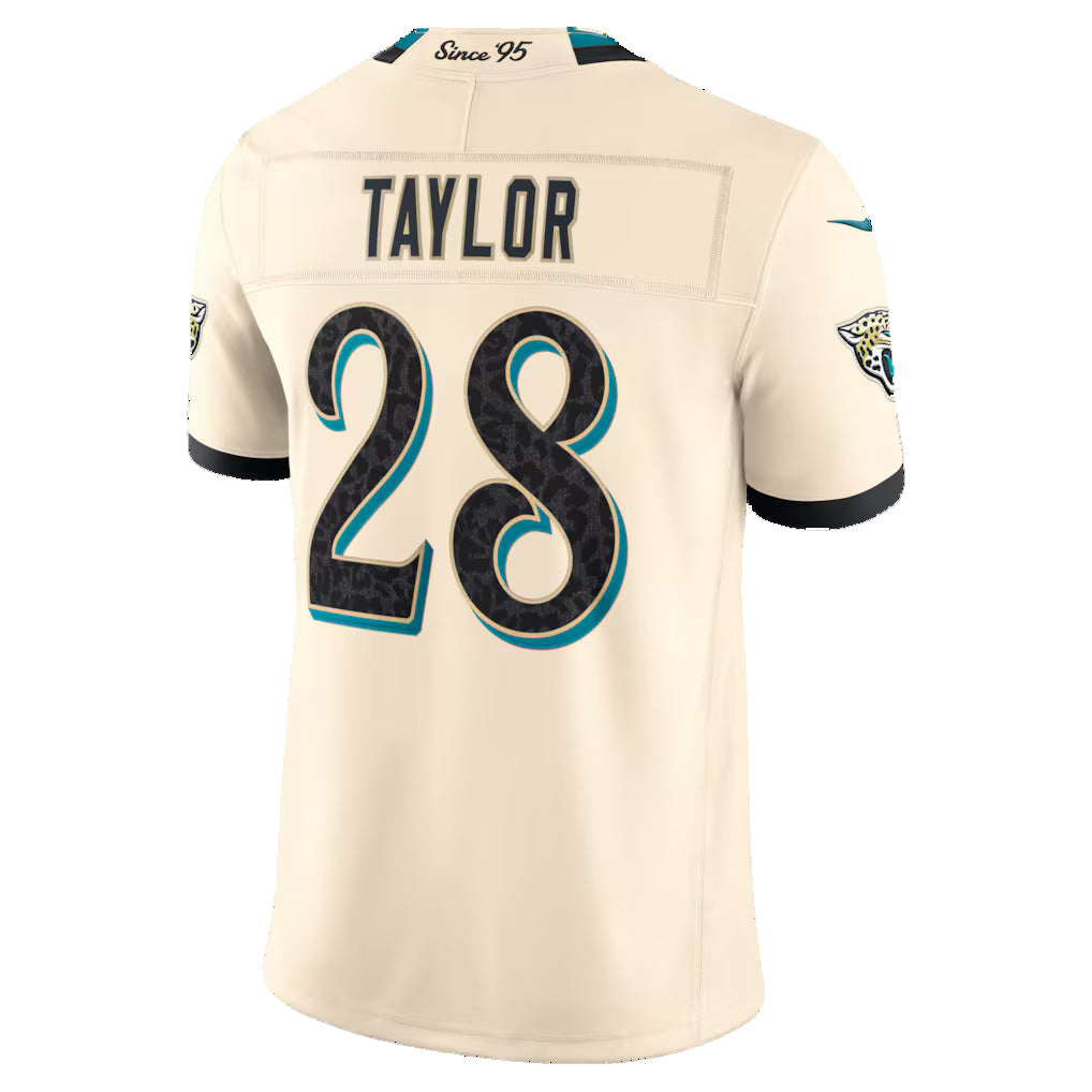 J.Jaguars #28 Fred Taylor Natural 2026 Rivalries Collection Stitched Limited Jersey Fotopoulosg