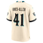 J.Jaguars #41 Josh Hines-Allen Natural 2026 Rivalries Collection Game Jersey Fotopoulosg