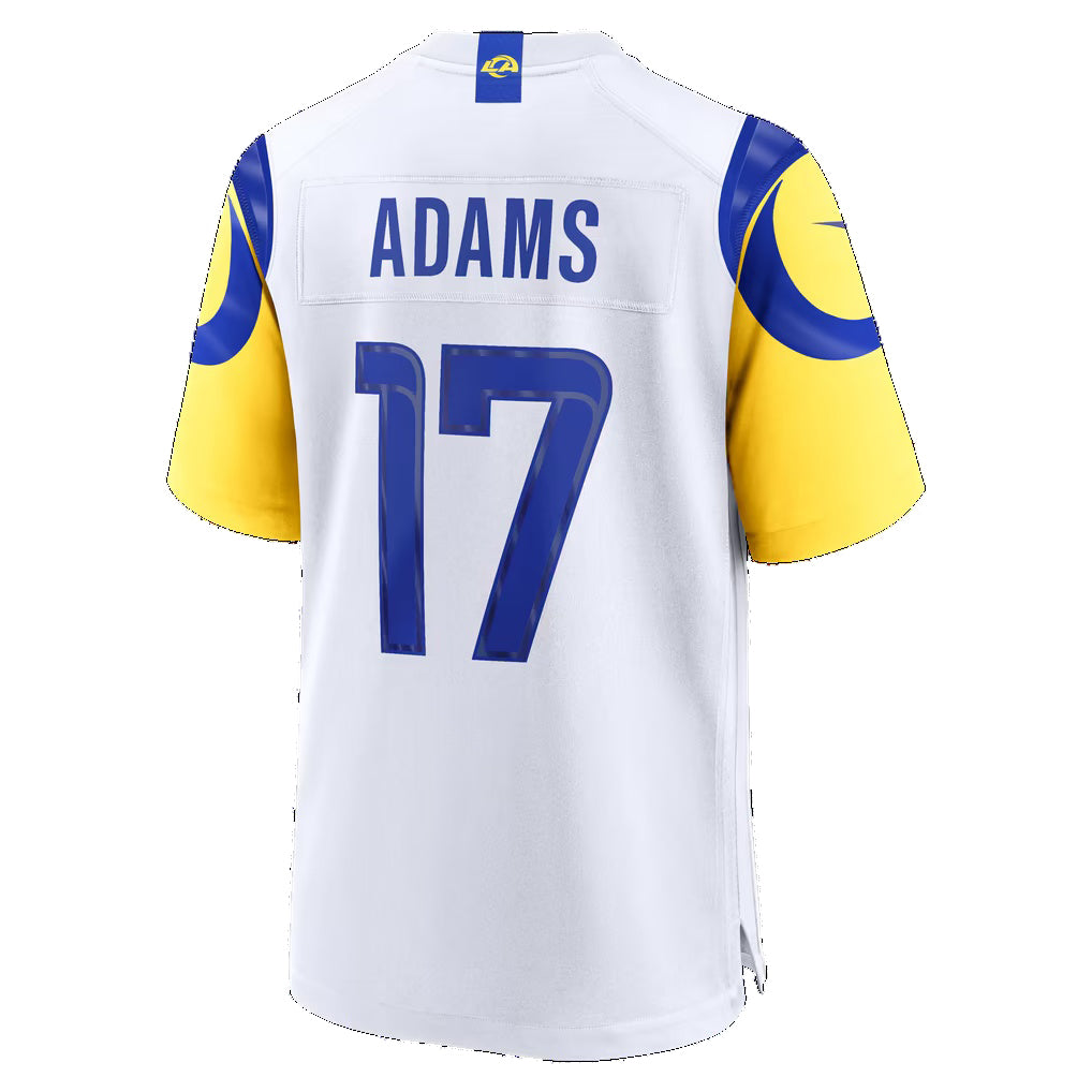 LA.Rams #17 Davante Adams White Fotopoulosg Game Jersey