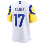 LA.Rams #17 Davante Adams White Fotopoulosg Game Jersey