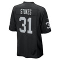 LV.Raiders #31 Treydan Stukes Black Team Game Football jersey Fotopoulosg