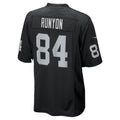 LV.Raiders #84 Carter Runyon Black Team Game Football jersey Fotopoulosg