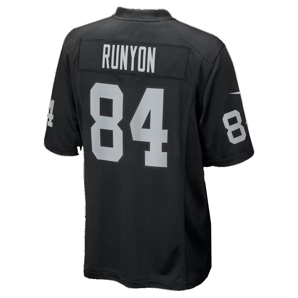 LV.Raiders #84 Carter Runyon Black Team Game Football jersey Fotopoulosg