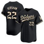 Los Angeles Dodgers #22 Clayton Kershaw Black 'Halloween Mummy Edition' Premier Limited jersey Fotopoulosg - Stitched Baseball jersey Fotopoulosg