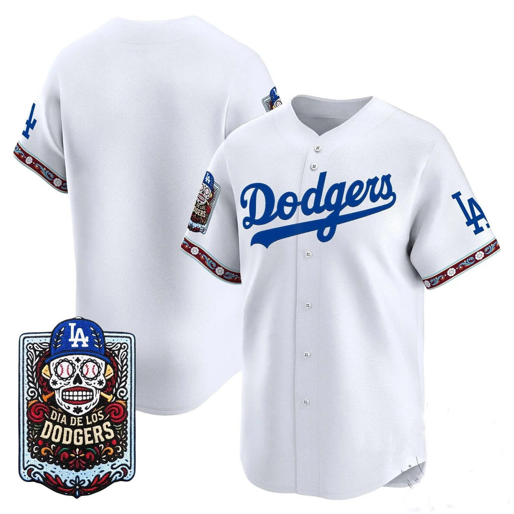 Los Angeles Dodgers x Dia De Los Muertos White 2026 Baseball jersey Fotopoulosg