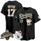 Los Angeles Dodgers #17 Shohei Ohtani Black Fotopoulosg Halloween 2026 Vapor V2 Stitched Jersey