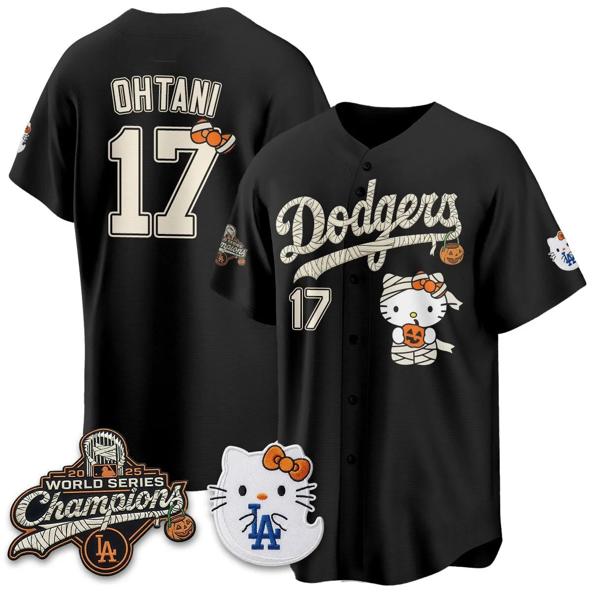 Los Angeles Dodgers #17 Shohei Ohtani Black Fotopoulosg Halloween 2026 Vapor V2 Stitched Jersey