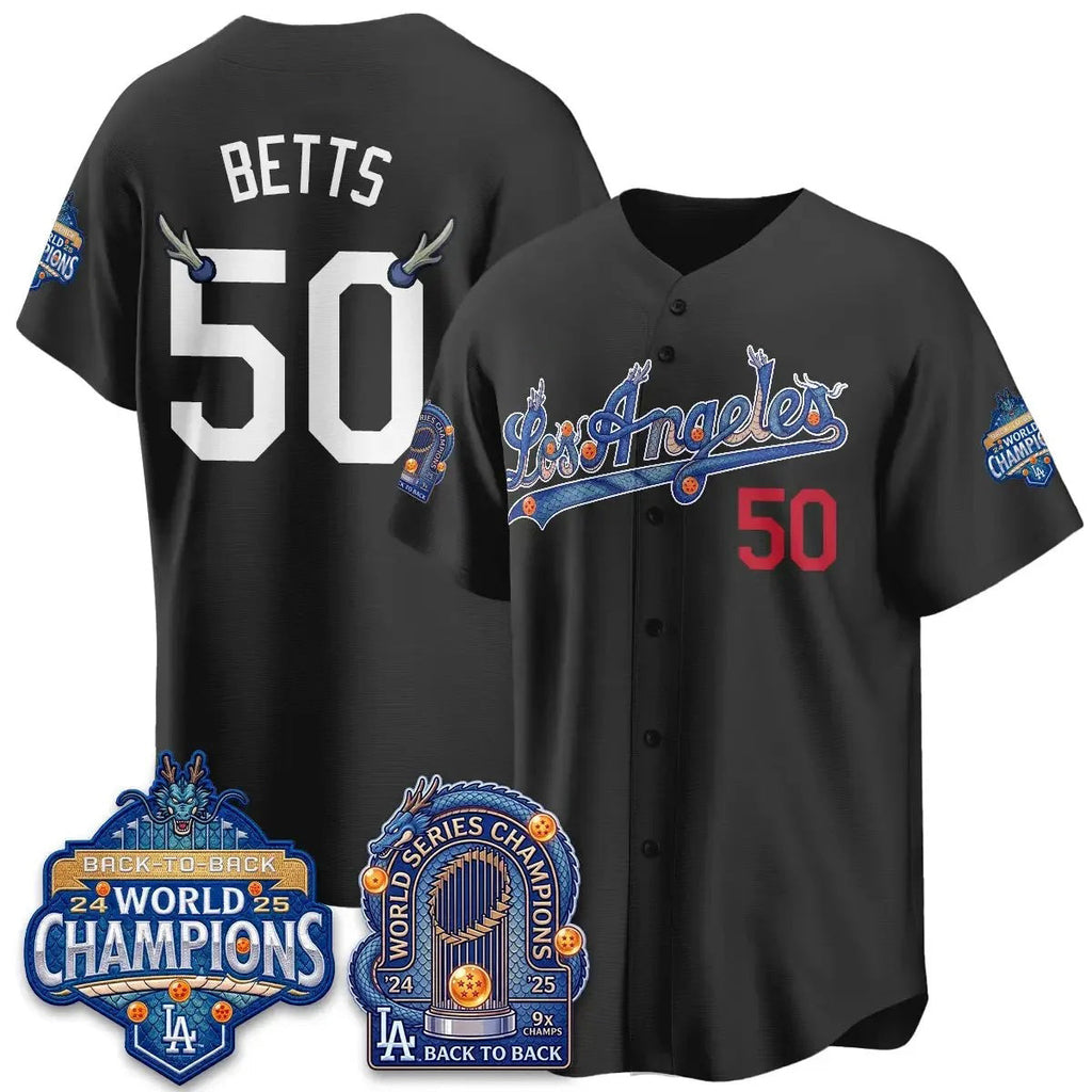 Los Angeles Dodgers #50 Mookie Betts DB Night Black Fotopoulosg 2026 Vapor Jersey - Stitched
