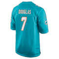 M.Dolphins #7 Caleb Douglas Aqua Game Football jersey Fotopoulosg