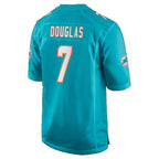 M.Dolphins #7 Caleb Douglas Aqua Game Football jersey Fotopoulosg