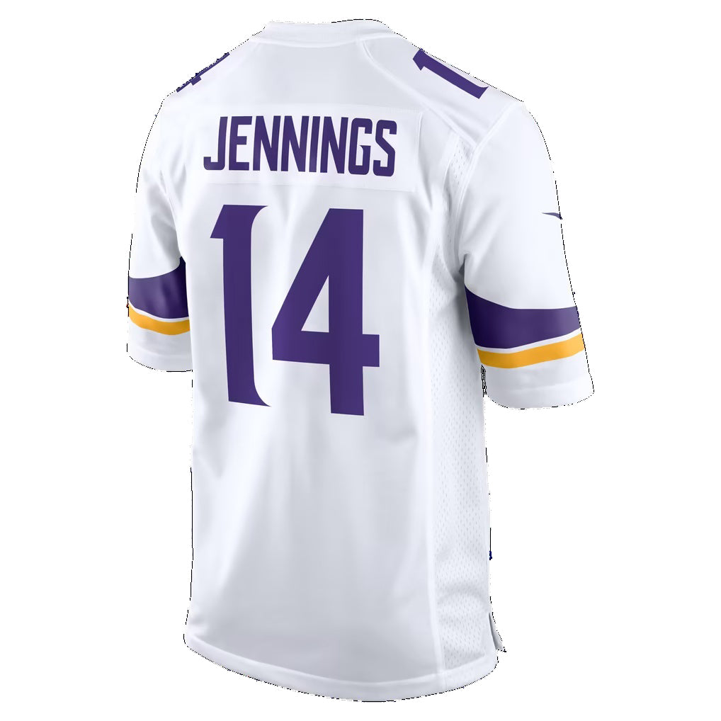 MN.Vikings #14 Jauan Jennings White Fotopoulosg Game Jersey