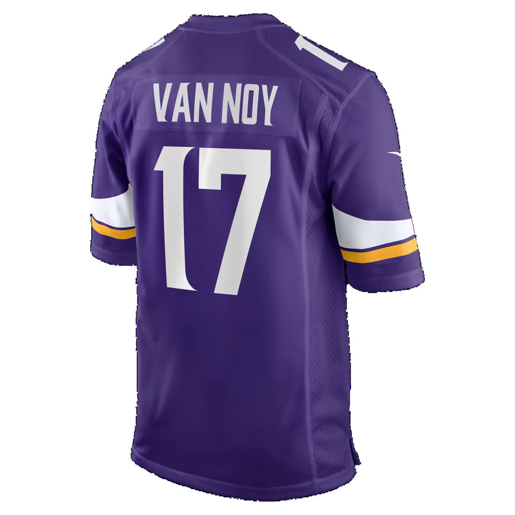 MN.Vikings #17 Kyle Van Noy Purple Fotopoulosg Team Game Jersey