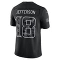 MN.Vikings #18 Justin Jefferson Black 2026 Salute to Service Stitched Limited Football jersey Fotopoulosg