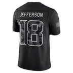 MN.Vikings #18 Justin Jefferson Black 2026 Salute to Service Stitched Limited Football jersey Fotopoulosg