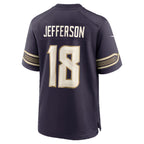 MN.Vikings #18 Justin Jefferson Purple 2026 Rivalries Collection Game Jersey Fotopoulosg