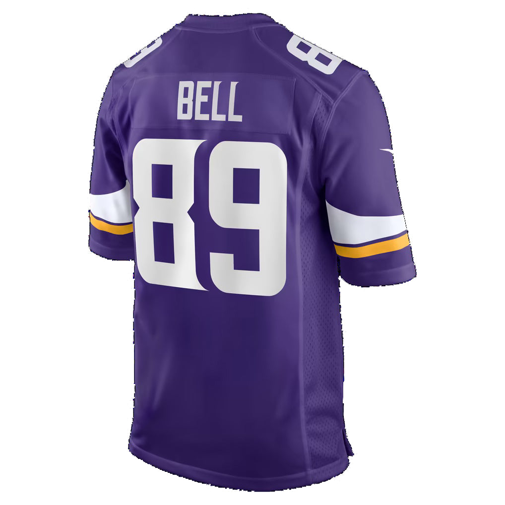 MN.Vikings #89 Dillon Bell Purple Team Game Football jersey Fotopoulosg