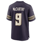 MN.Vikings #9 J.J McCarthy Purple 2026 Rivalries Collection Game Jersey Fotopoulosg