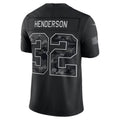 NE.Patriots #32 TreVeyon Henderson Black 2026 Salute to Service Stitched Limited Football jersey Fotopoulosg