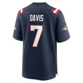 NE.Patriots #7 Carlton Davis Navy Team Game Jersey Fotopoulosg