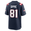 NE.Patriots #81 CJ Dippre Navy Team Game Jersey Fotopoulosg