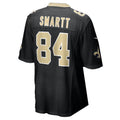 NO.Saints #84 Stone Smartt Black Fotopoulosg Team Game Jersey