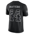 NY.Giants #44 Cam Skattebo Black 2026 Salute to Service Stitched Limited Football jersey Fotopoulosg