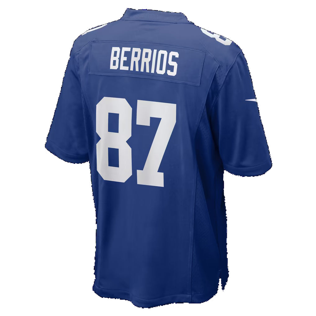 NY.Giants #87 Braxton Berrios Royal Team Game Football jersey Fotopoulosg