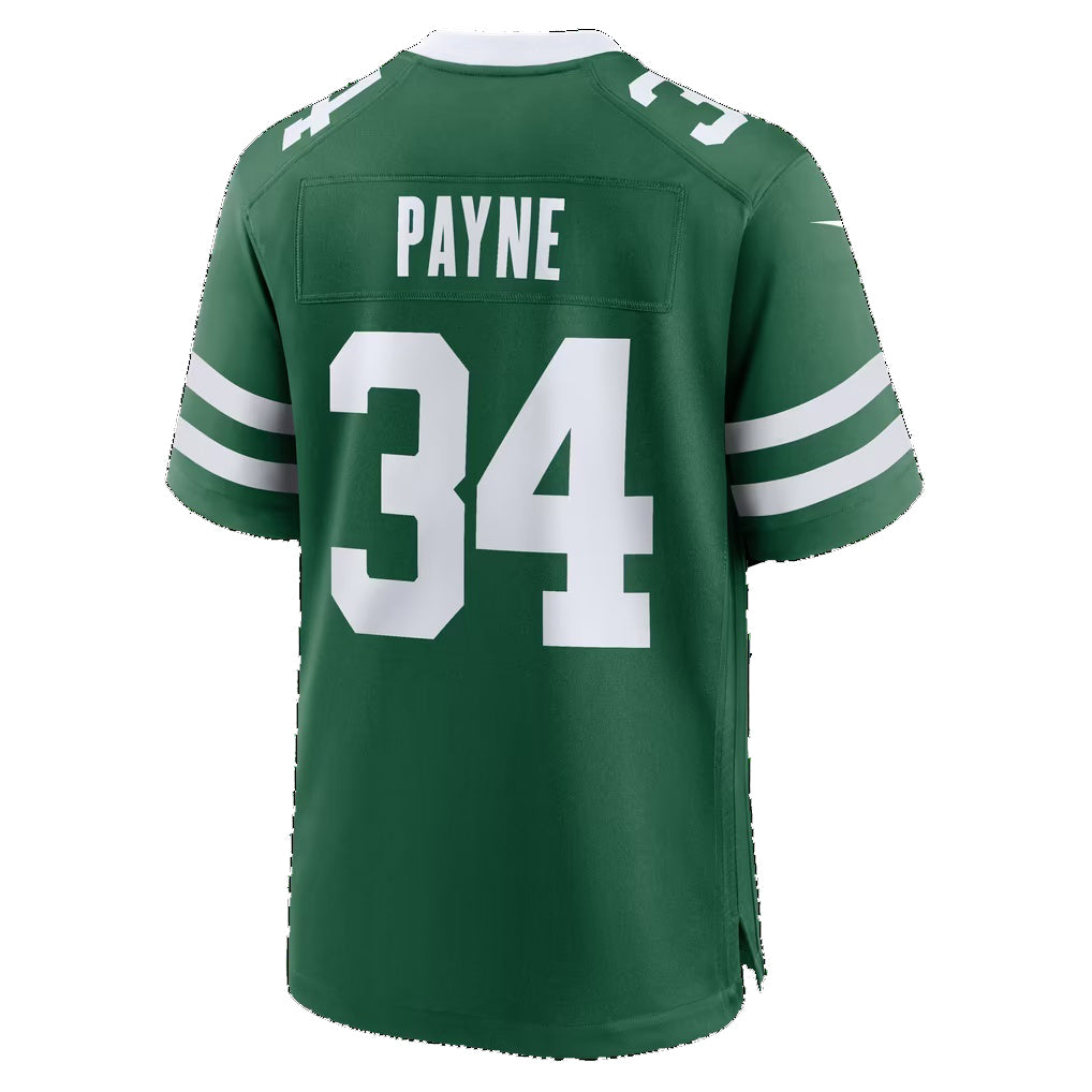 NY.Jets #34 VJ Payne Legacy Green Fotopoulosg Team Game Jersey