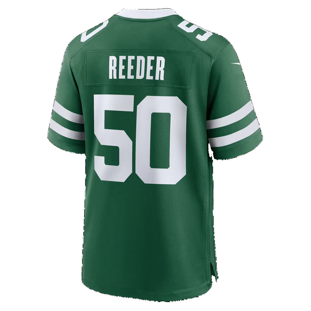 NY.Jets #50 Troy Reeder Legacy Green Team Game Football jersey Fotopoulosg