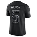 NY.Jets #5 Garrett Wilson Black 2026 Salute to Service Stitched Limited Football jersey Fotopoulosg