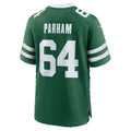 NY.Jets #64 Dylan Parham Legacy Green Fotopoulosg Team Game Jersey