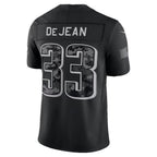 P.Eagles #33 Cooper DeJean Black 2026 Salute to Service Stitched Limited Football jersey Fotopoulosg