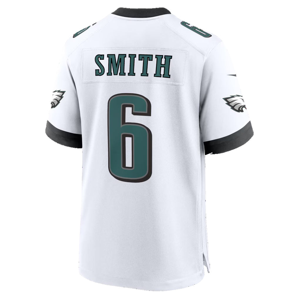 P.Eagles #6 DeVonta Smith White Game Jersey Fotopoulosg