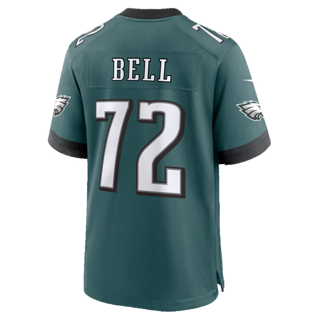 P.Eagles #72 Markel Bell Midnight Green Team Game Jersey Fotopoulosg
