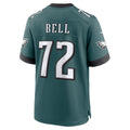 P.Eagles #72 Markel Bell Midnight Green Team Game Jersey Fotopoulosg