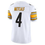 P.Steelers #4 DK Metcalf White Vapor F.U.S.E. Stitched Limited Jersey Fotopoulosg
