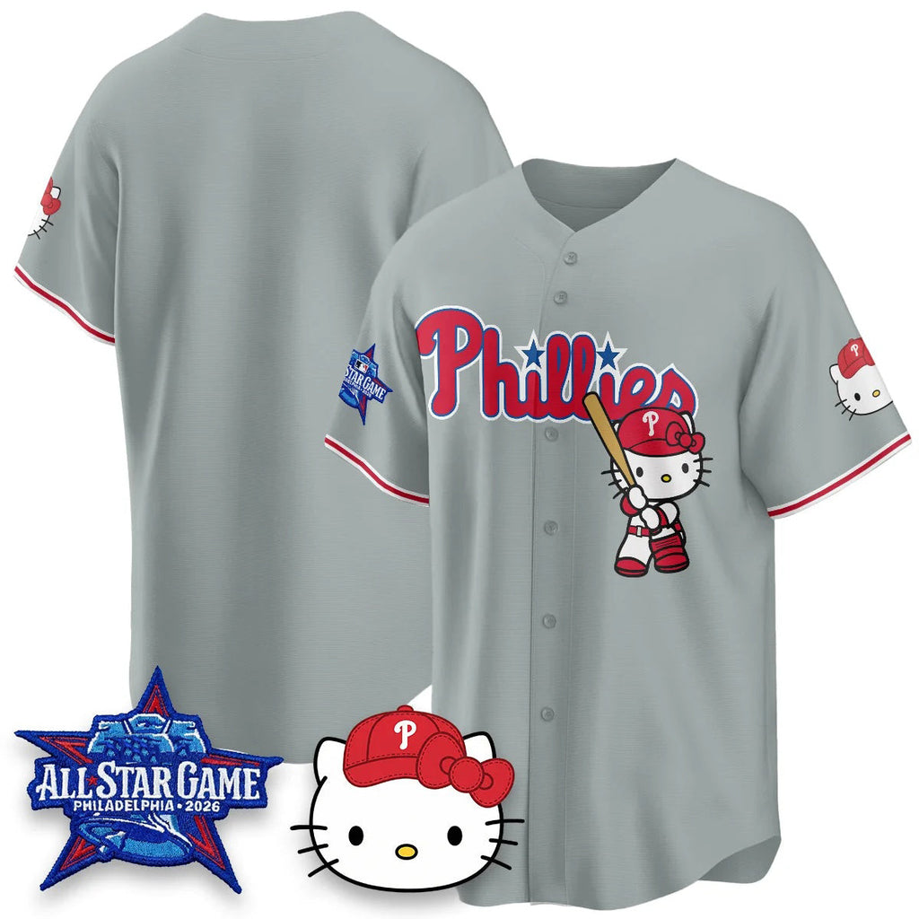 Philadelphia Phillies Gray Fotopoulosg Meow KT Vapor Limited V2 Stitched Jersey