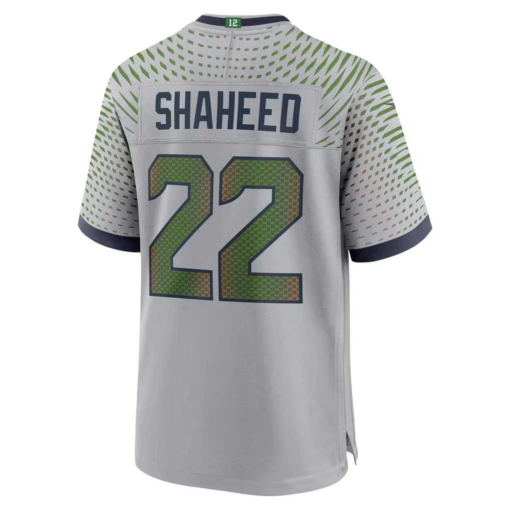 S.Seahawks #22 Rashid Shaheed Gray Fotopoulosg Rivalries Collection Game Jersey