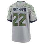 S.Seahawks #22 Rashid Shaheed Gray Fotopoulosg Rivalries Collection Game Jersey