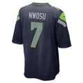 S.Seahawks #7 Uchenna Nwosu College Navy Team Game Jersey Fotopoulosg
