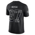 SF.49ers #97 Nick Bosa Black 2026 Salute to Service Stitched Limited Football jersey Fotopoulosg