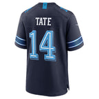 T.Titans #14 Carnell Tate Navy 2026 Rivalries Collection Game Jersey Fotopoulosg