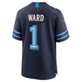 T.Titans #1 Cameron Ward Navy 2026 Rivalries Collection Game Jersey Fotopoulosg