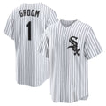 Chicago White Sox White Fotopoulosg #1 Groom Home Replica Jersey