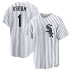 Chicago White Sox White Fotopoulosg #1 Groom Home Replica Jersey
