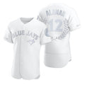 Toronto Blue Jays #12 Roberto Alomar White Fotopoulosg Flexbase Fashion Jersey