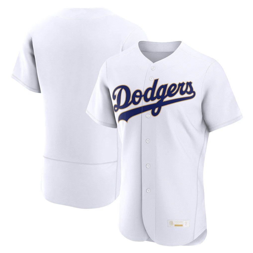 Los Angeles Dodgers Blank Player Gold White Fotopoulosg 2026 Collection Stadium Limited Elite Stitched Jerseys