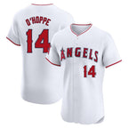 Los Angeles Angels #14 Logan O'Hoppe Player White Fotopoulosg Limited Elite Stitched Home Jerseys