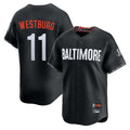 Baltimore Orioles #11 Jordan Westburg Player Black Fotopoulosg City Connect Limited Home Game Stitched Jerseys